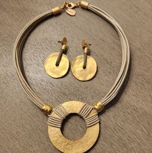 necklace & matching earrings